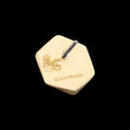 Dungeons & Dragons 3D Flat Back Dice Flatback Stud Earring / Nosering - 14Kt Gold