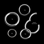 Hinged Segment Clicker (20g to 14g) Hoop Earring / Nosering – Titanium