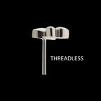 Titanium Threadless with Paw Top