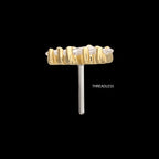 14Kt Gold Threadless 3D Geometric Baguette Gem Top