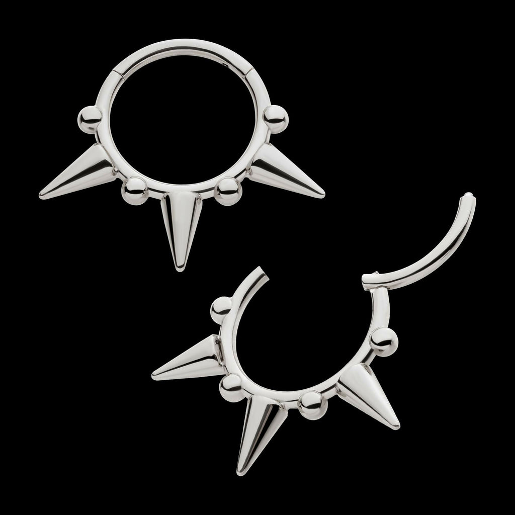 Titanium Spike Design Front Facing Hinged Segment Clicker