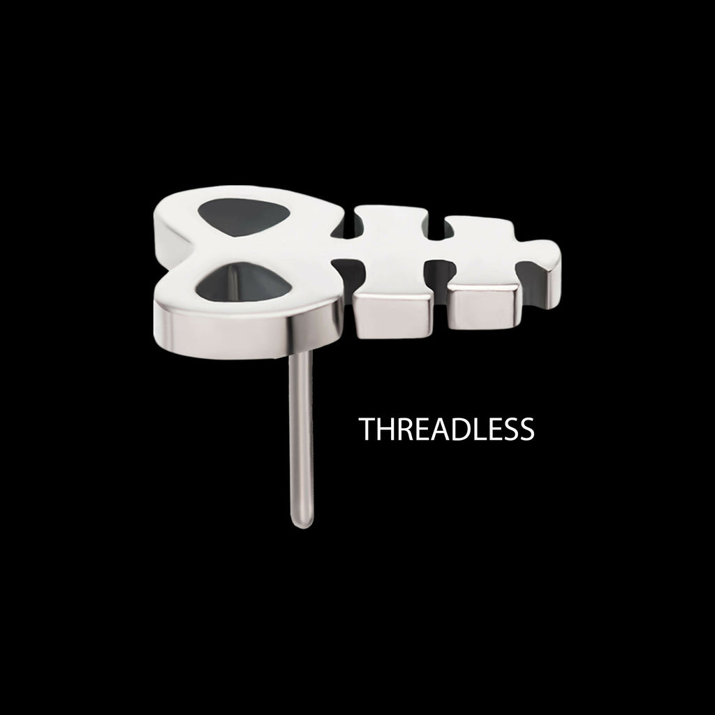 Titanium Threadless Leviathan Cross Top