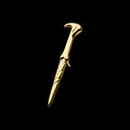 Harry Potter Lord Voldemort Wand Flatback Stud Earring / Nosering - 14Kt Gold