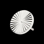 Titanium Threadless Corrugated Round Top