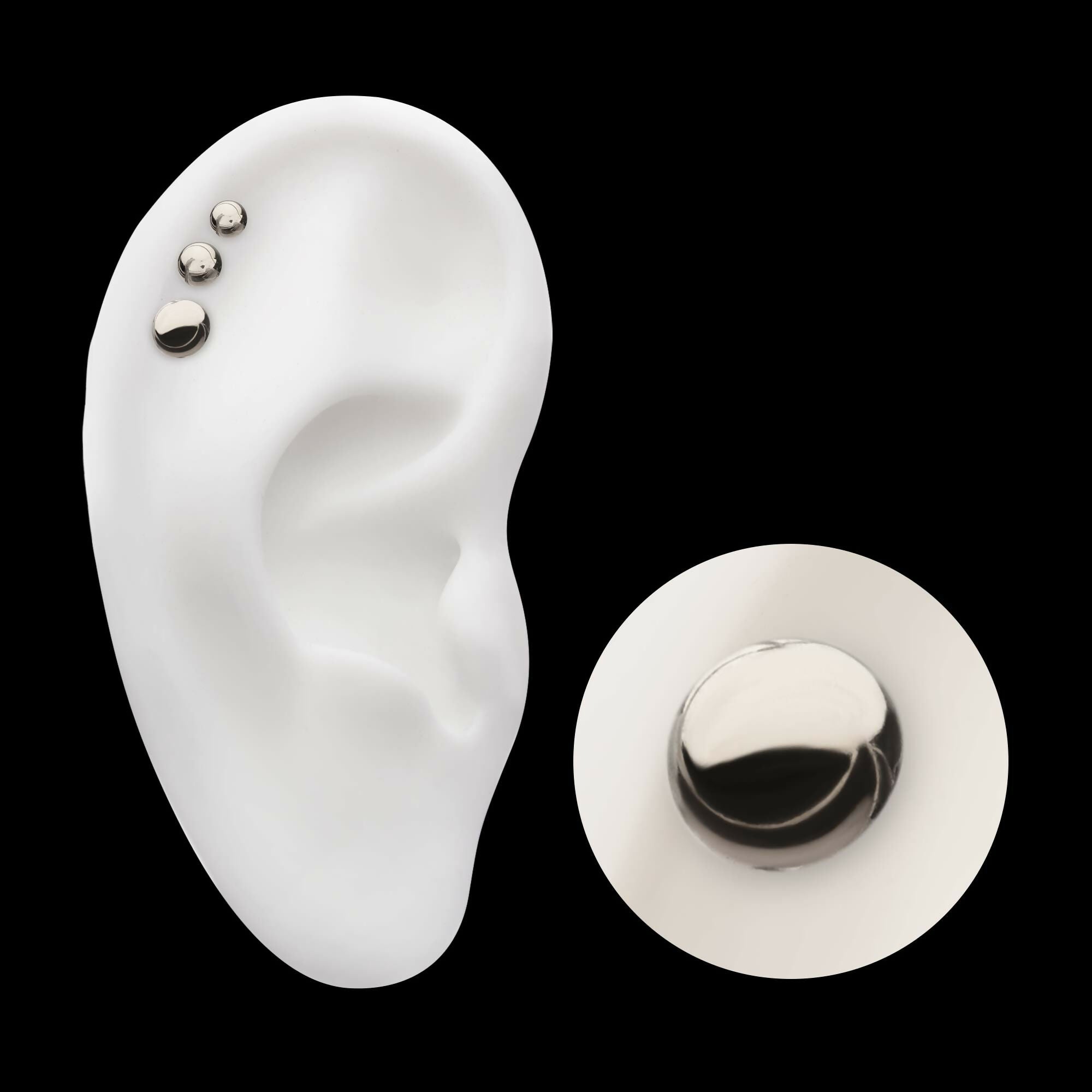 Titanium Threadless Dome Top