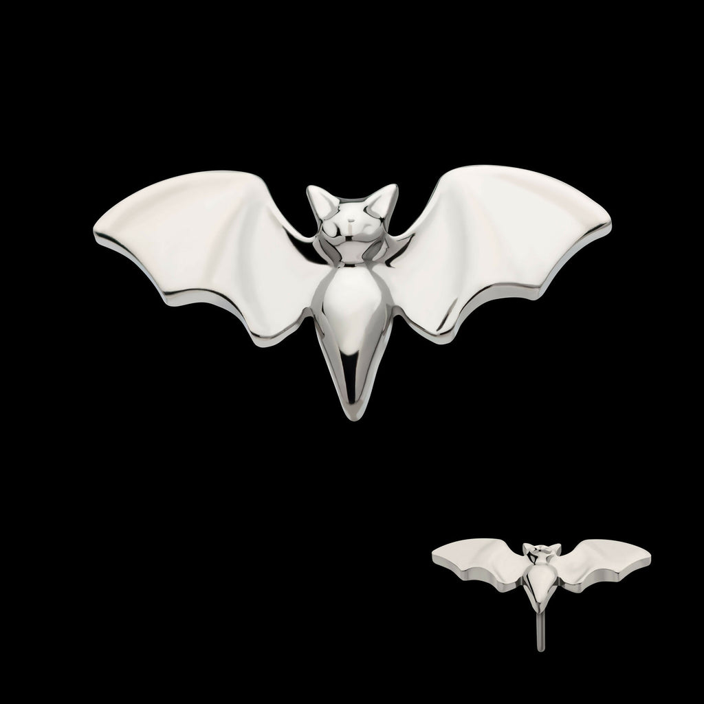Titanium Threadless Bat with Open Wings Top