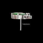 Lord of the Rings Frodo's Brooch Gem Threadless Top Earring / Nosering – Titanium