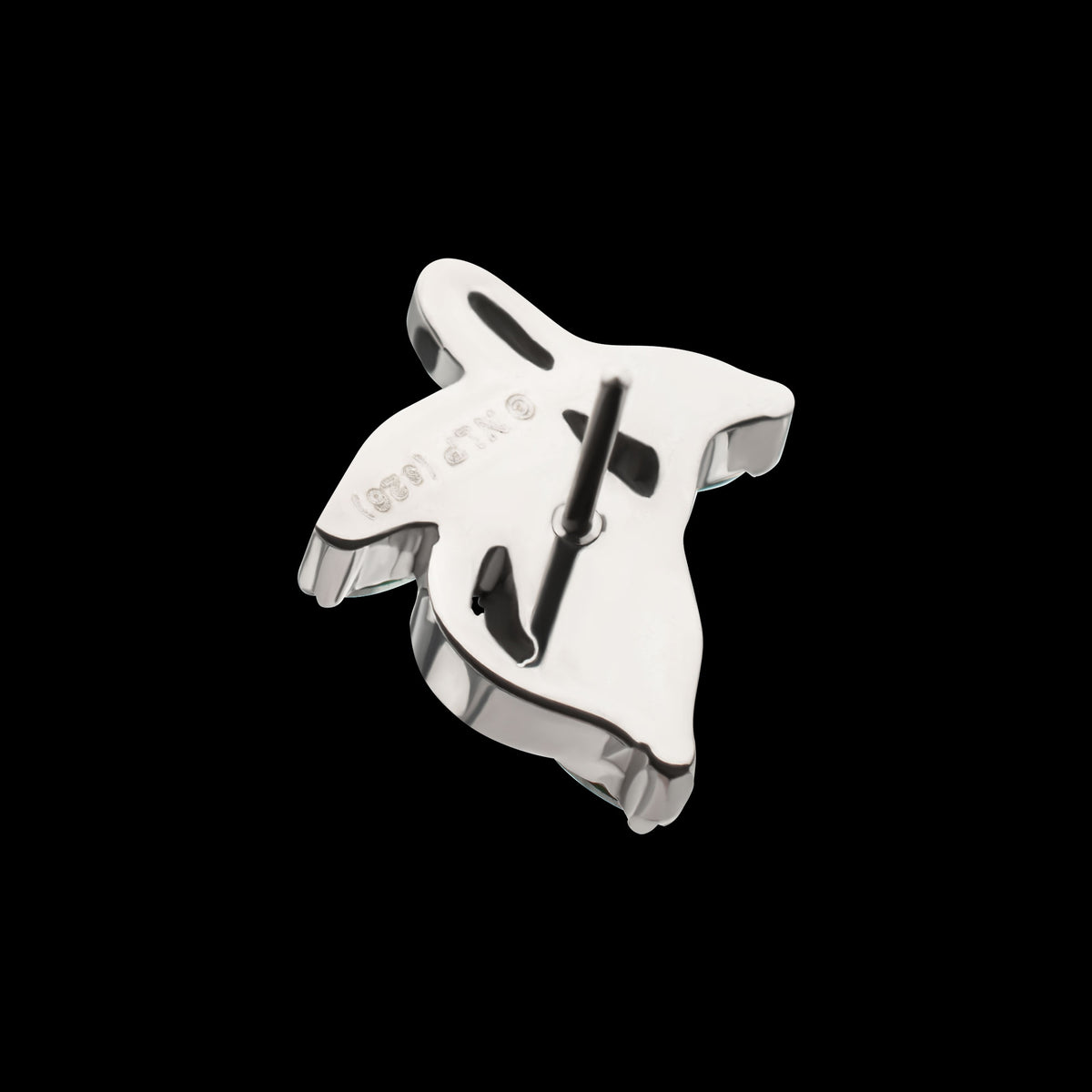 Lord of the Rings Frodo's Brooch Gem Threadless Top Earring / Nosering – Titanium