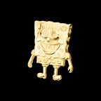 Nickelodeon SpongeBob SquarePants Flatback Stud Earring / Nosering - 14Kt Yellow Gold