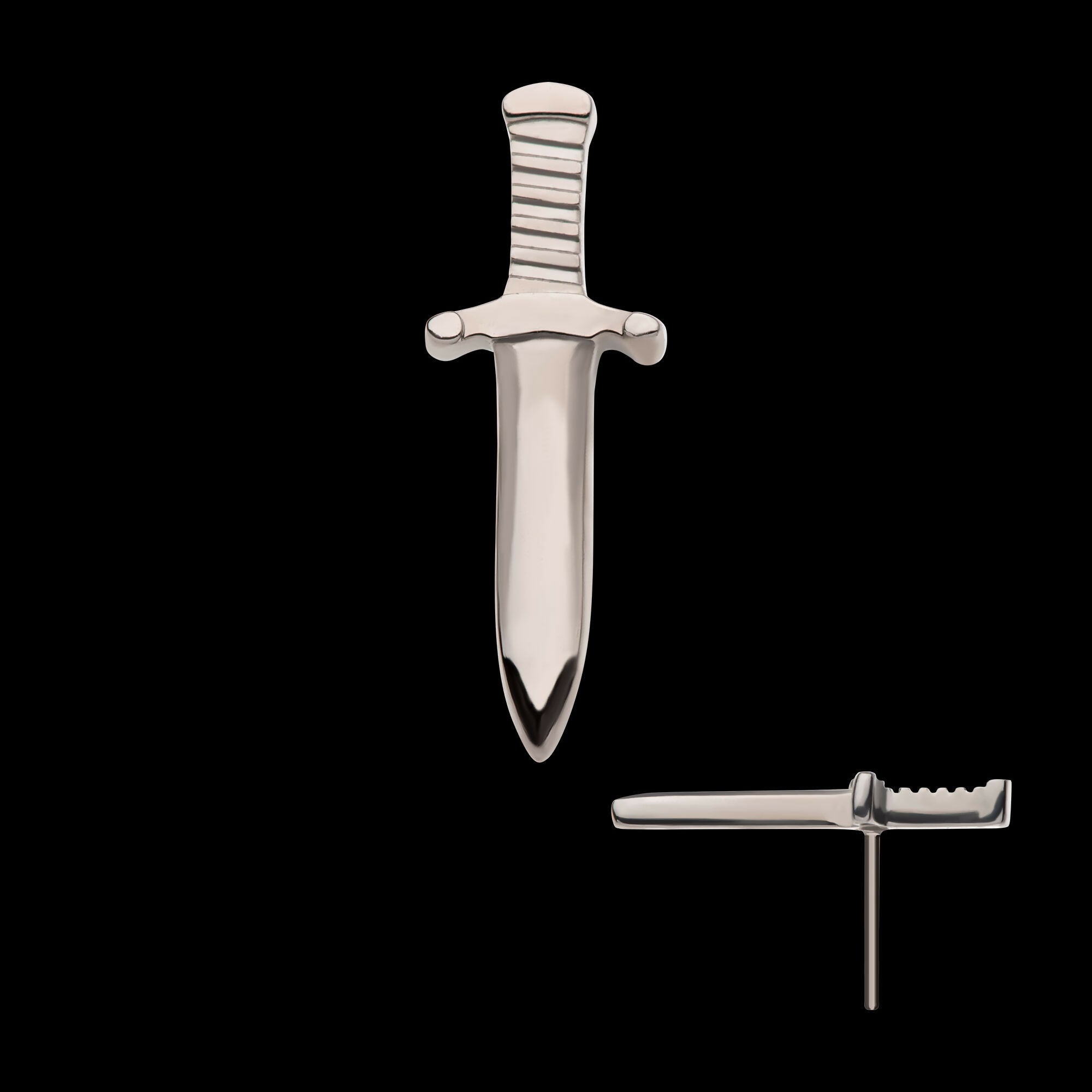 Titanium Threadless Dagger Top