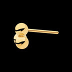 24Kt Gold PVD Titanium Threadless Trinity Ball Top