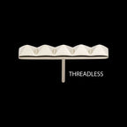 Titanium Threadless 5 Pyramid Stud Top