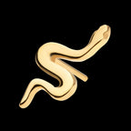 24Kt Gold PVD Titanium Threadless Snake Top