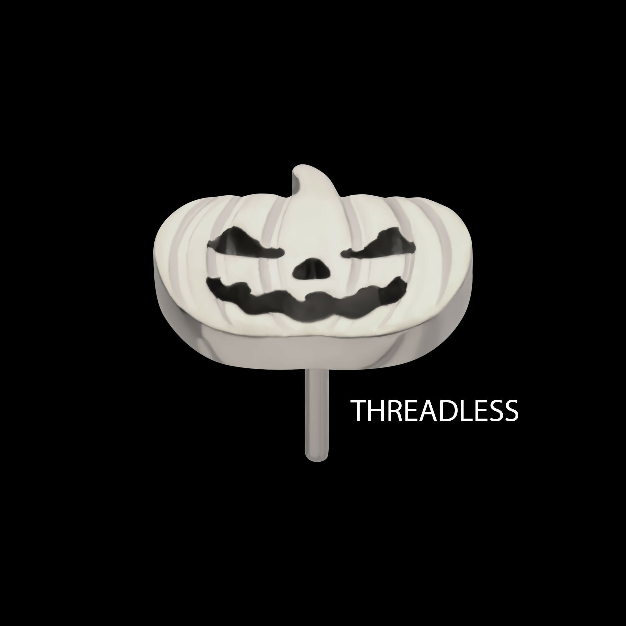 Titanium Threadless Pumpkin Top