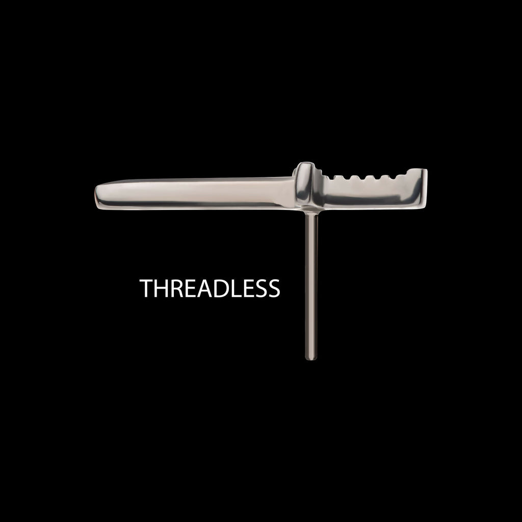 Titanium Threadless Dagger Top