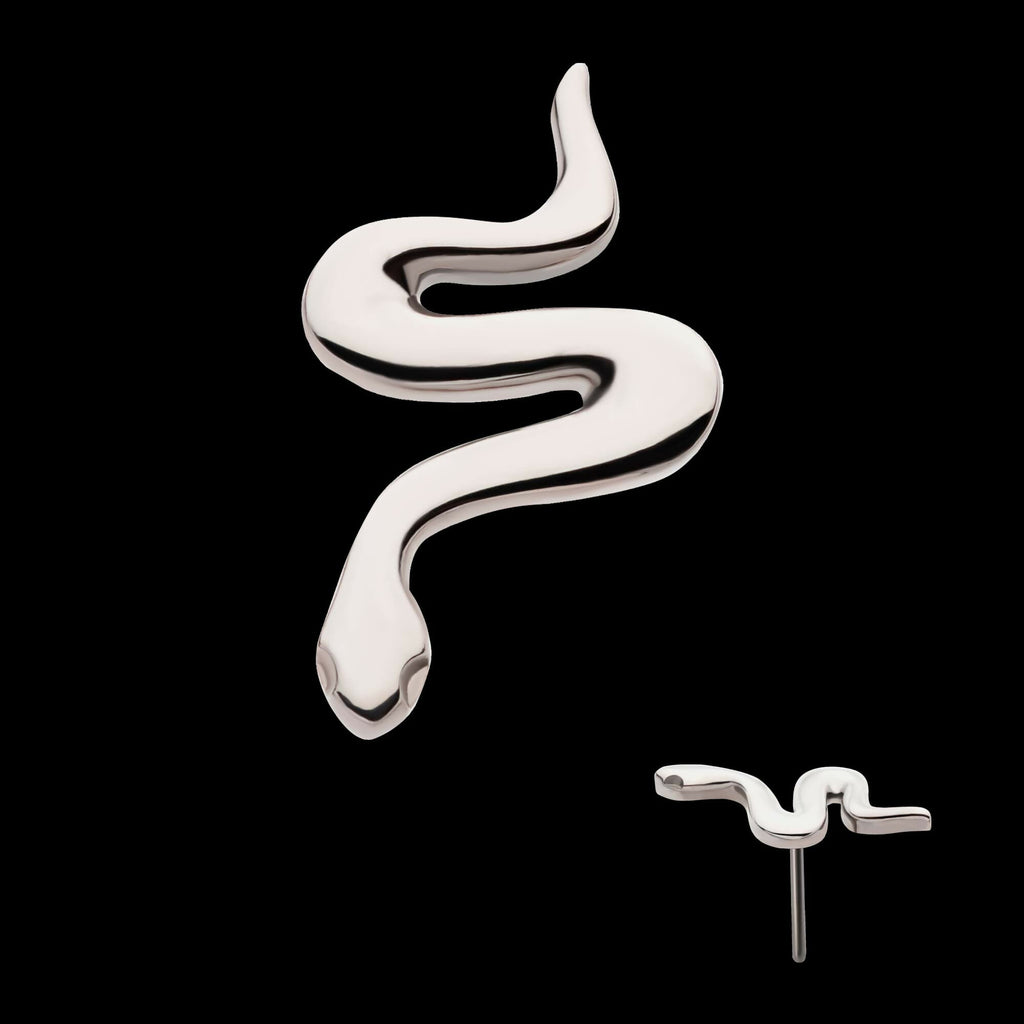 Titanium Threadless Snake Top
