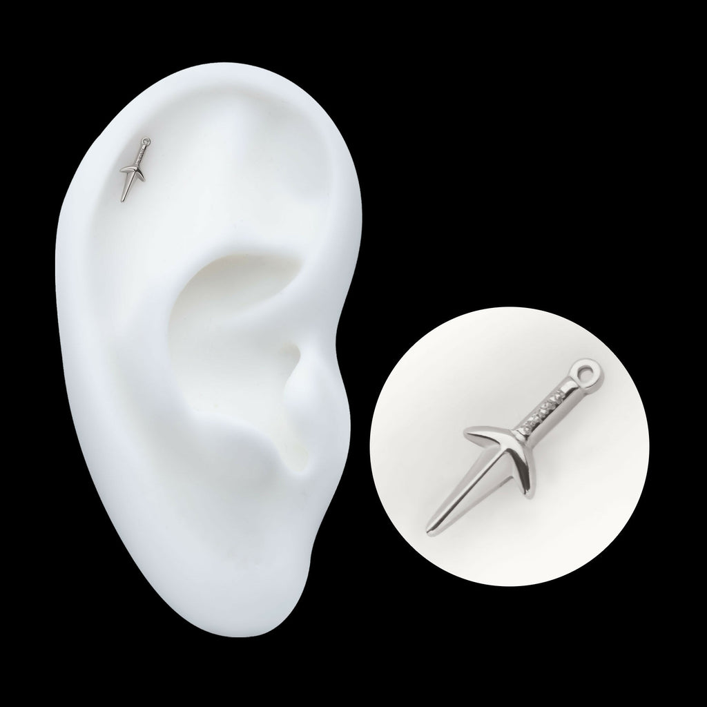 Titanium Threadless Naruto Shippuden Kunai Knife Top