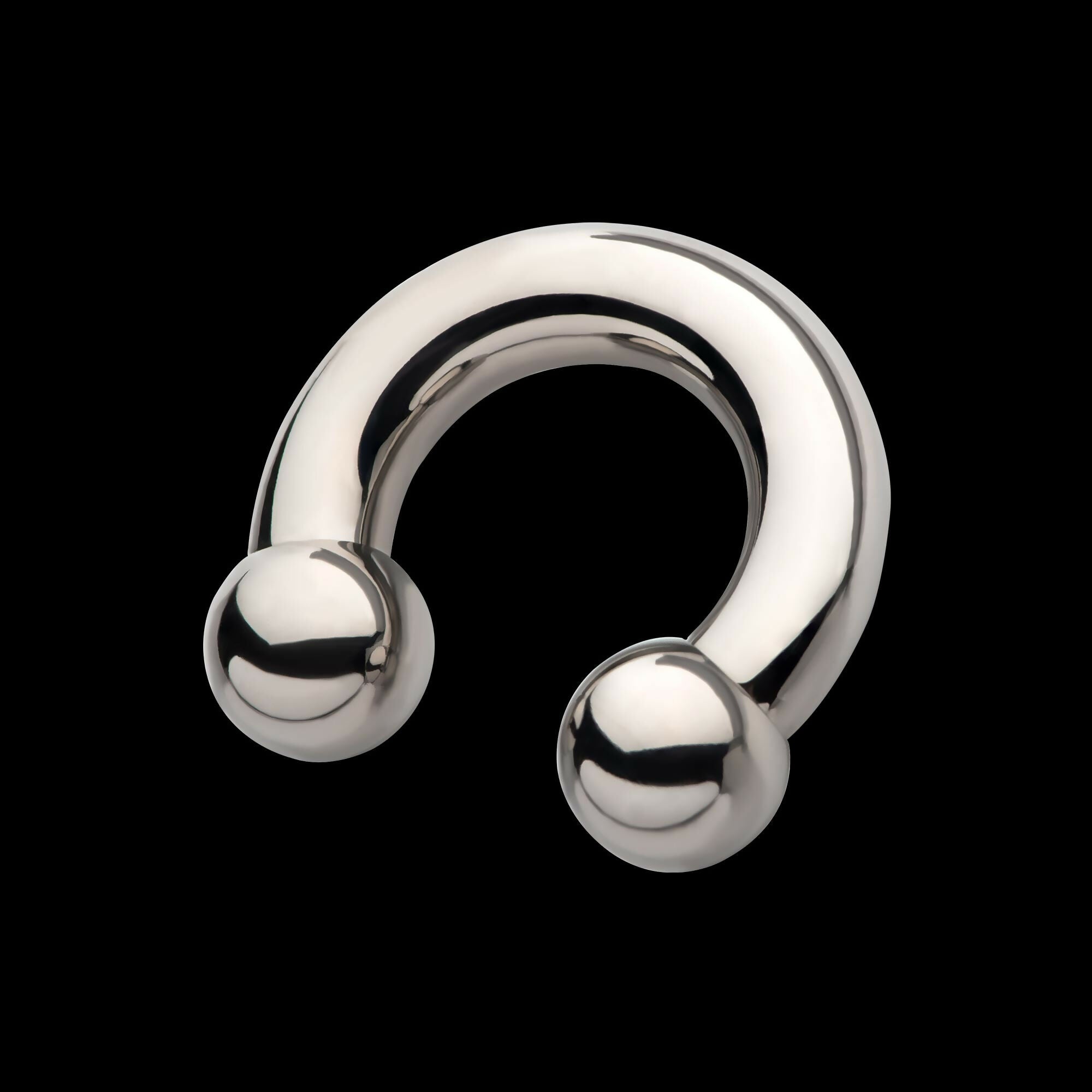 Internally Threaded Basic Big Gauge Circular Barbells Earring / Nosering – Titanium
