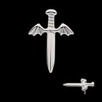 Titanium Threadless Dagger with Bat Wing Top