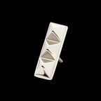 Titanium Threadless 3 Pyramid Stud Top