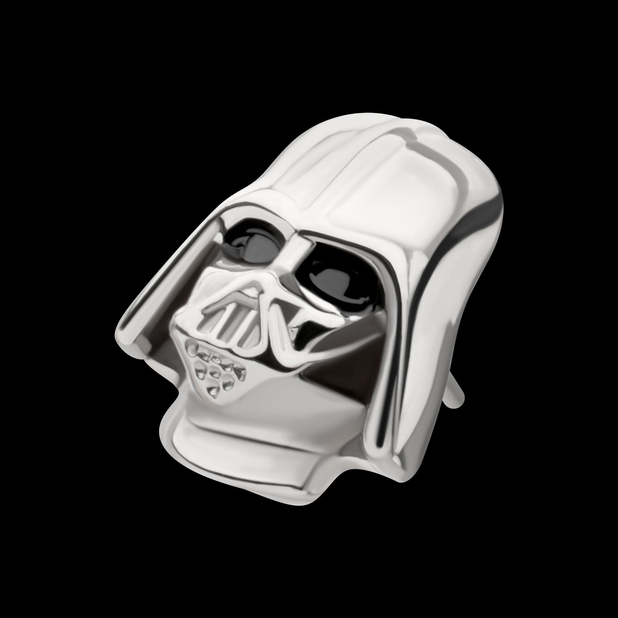 Star Wars 3D Darth Vader Flatback Threadless Earring / Nosering – Titanium