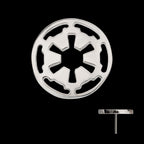 Star Wars Imperial COG Logo Threadless Earring / Nosering – Titanium