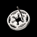 Star Wars Imperial COG Logo Threadless Earring / Nosering – Titanium