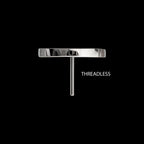 Star Wars Imperial COG Logo Threadless Earring / Nosering – Titanium