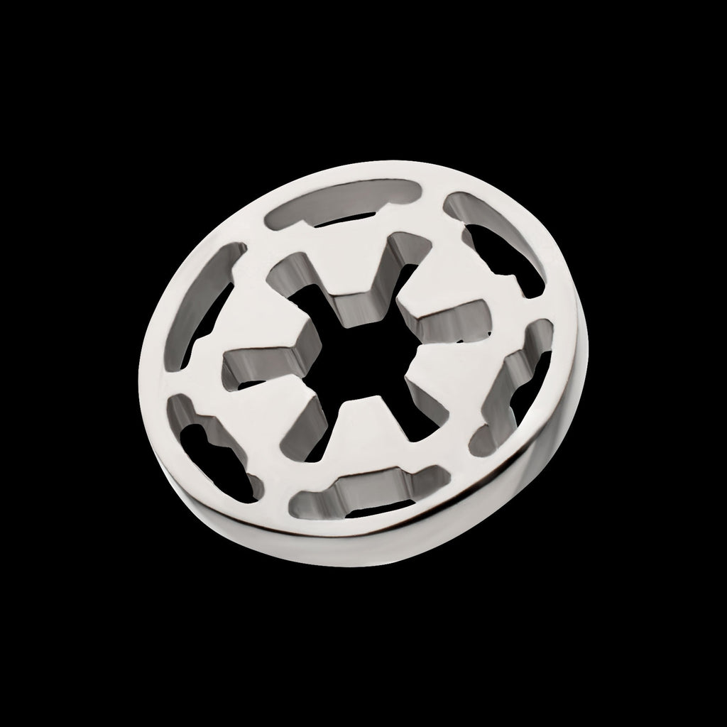 Star Wars Imperial COG Logo Threadless Earring / Nosering – Titanium