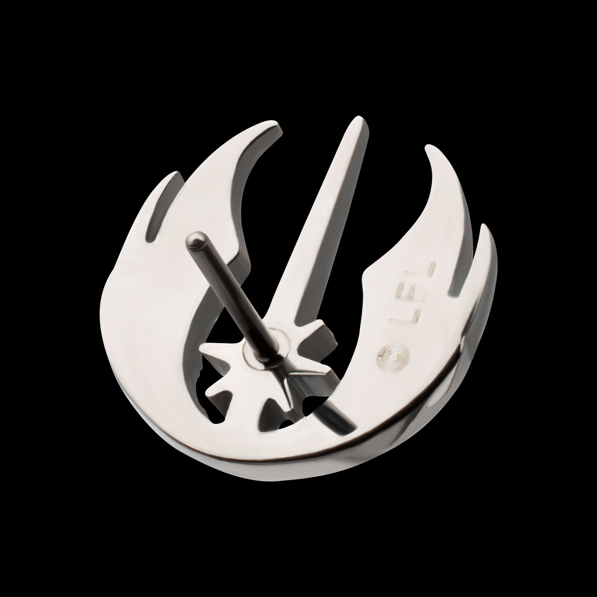 Star Wars Jedi Symbol Threadless Earring / Nosering – Titanium