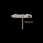 Star Wars Jedi Symbol Threadless Earring / Nosering – Titanium
