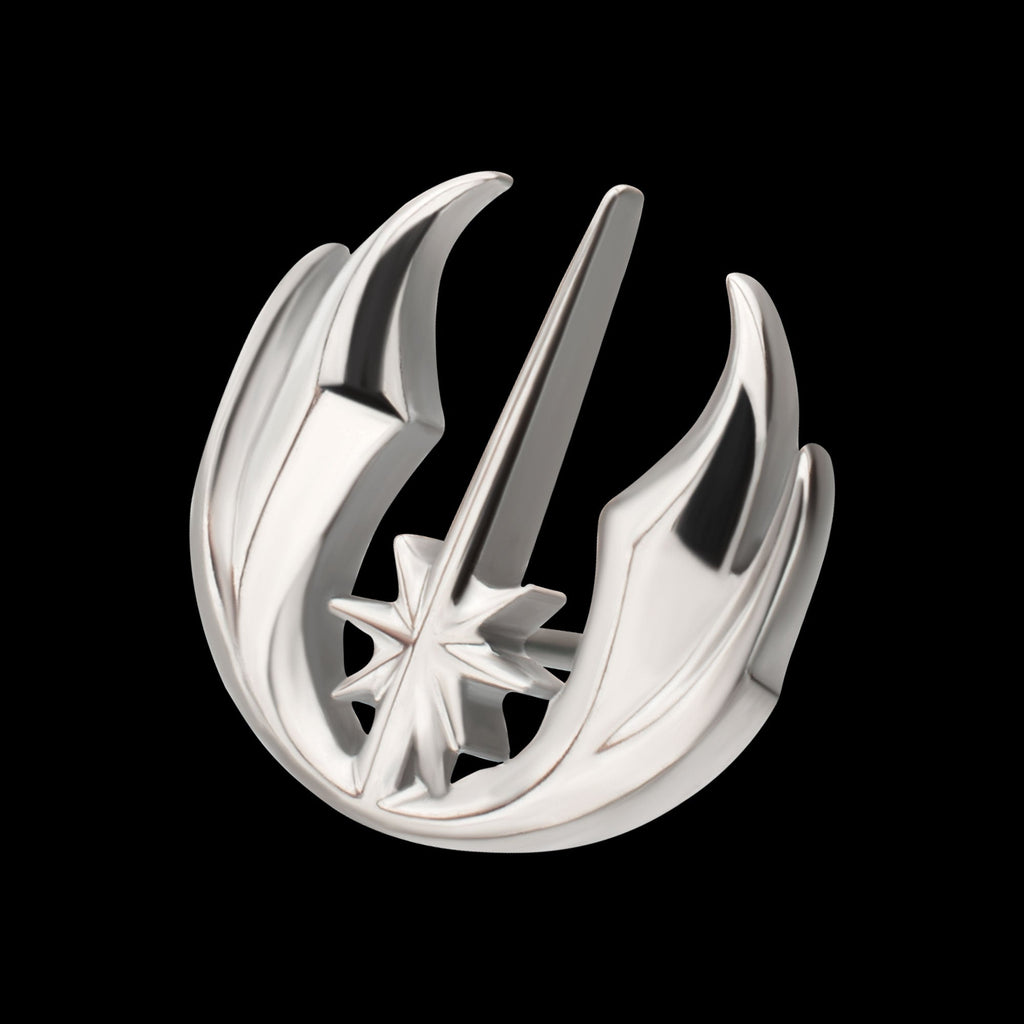 Star Wars Jedi Symbol Threadless Earring / Nosering – Titanium