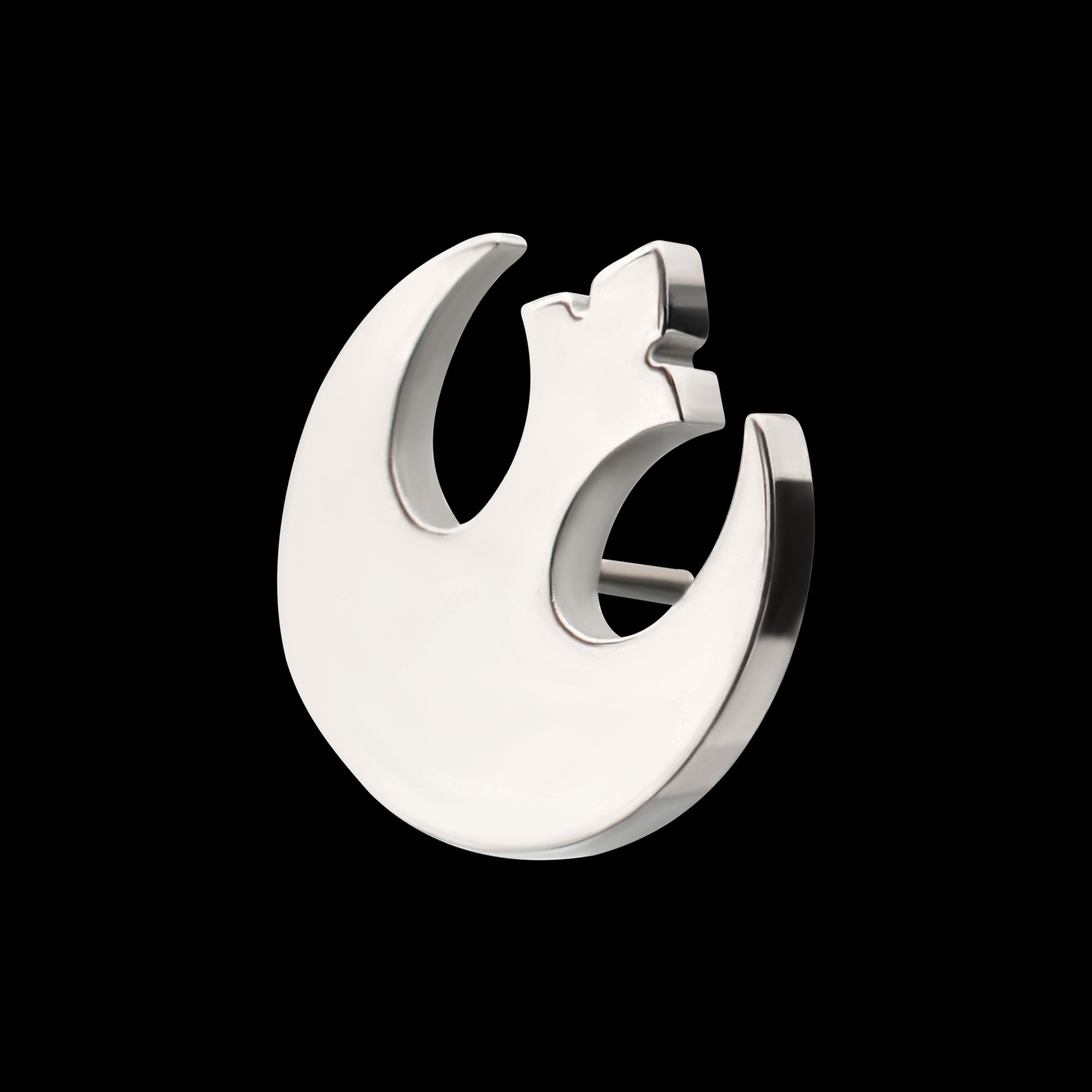 Star Wars Rebel Symbol Threadless Earring / Nosering – Titanium