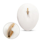 Triple Row Pave Gem Navel Jewelry / Belly Button Ring Clicker – 24Kt Gold PVD Titanium