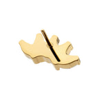 5-Marquise Gem Fan Cluster Threadless Earring / Nosering Top – Gem & 24Kt Gold PVD Titanium