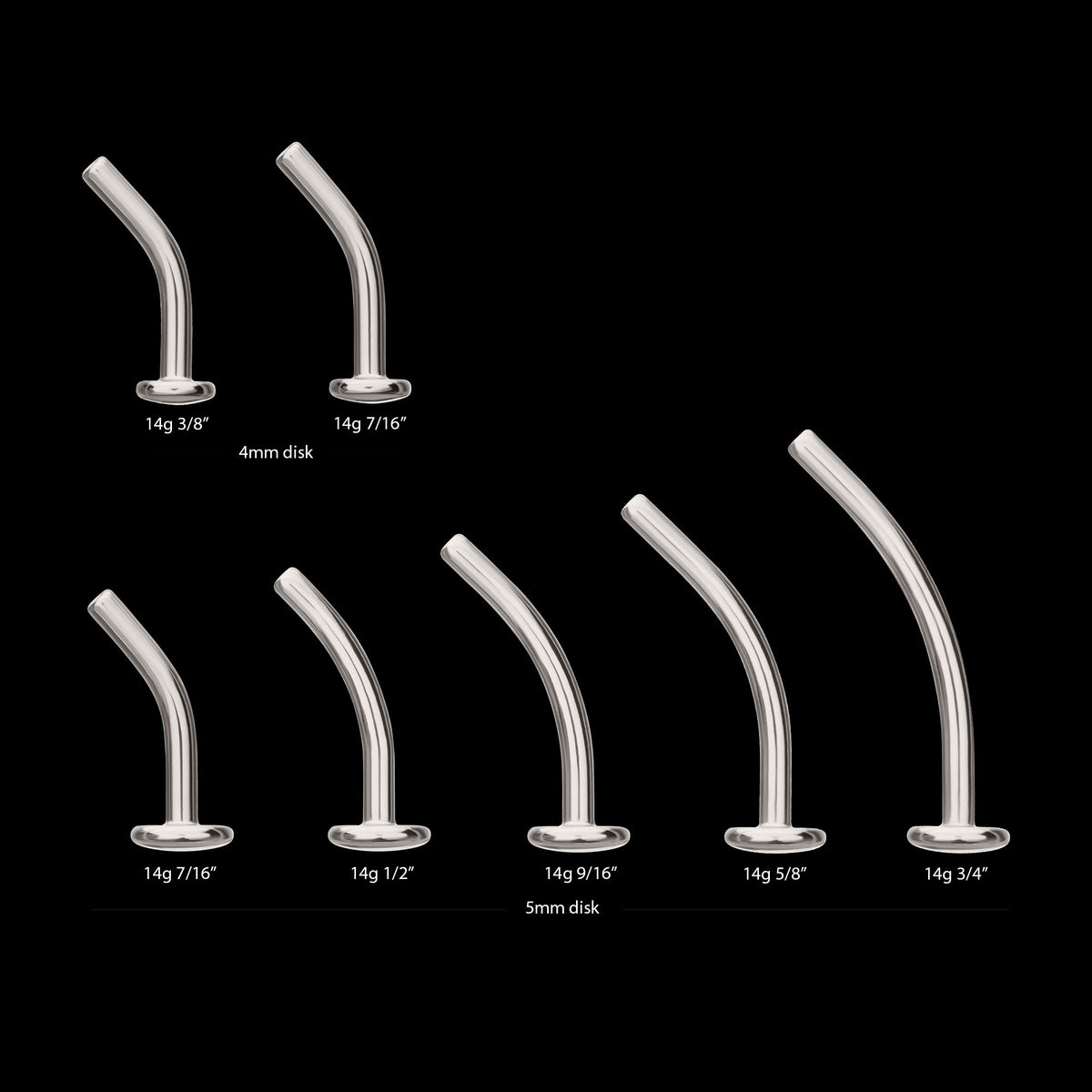 Fixed Disk Floating Navel Jewelry / Belly Button Ring Bar – Titanium