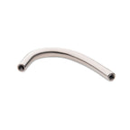 14g Internally Threaded J-Curve Navel Barbell – Titanium