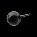 Ball Threadless Earring / Nosering – Black PVD Titanium