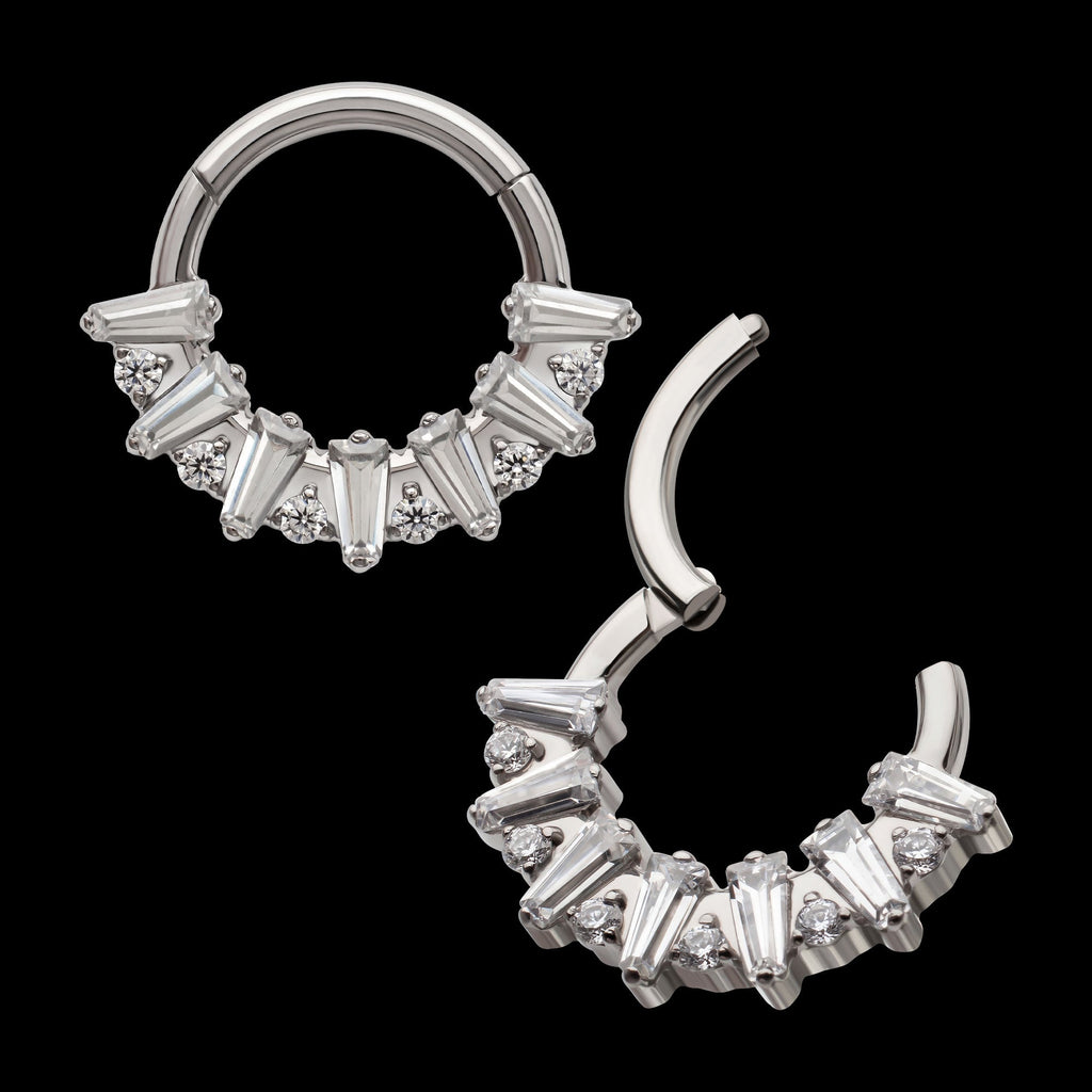Basic Internally Threaded Circular Barbell – Titanium