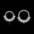 Basic Internally Threaded Circular Barbell – Titanium
