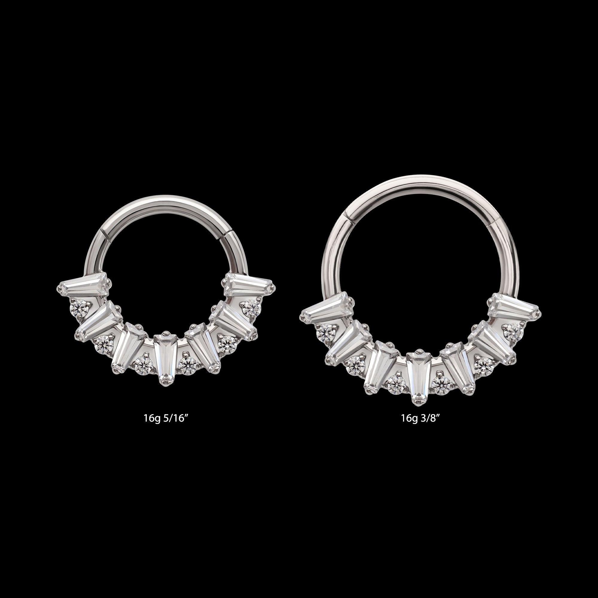 Basic Internally Threaded Circular Barbell – Titanium