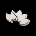 Prong Set 5-Cluster Marquise Stones Fan Shape Flatback Stud Earring / Nosering - Titanium