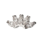 5-Marquise Gem Fan Cluster Threadless Earring / Nosering Top – Gem & Titanium