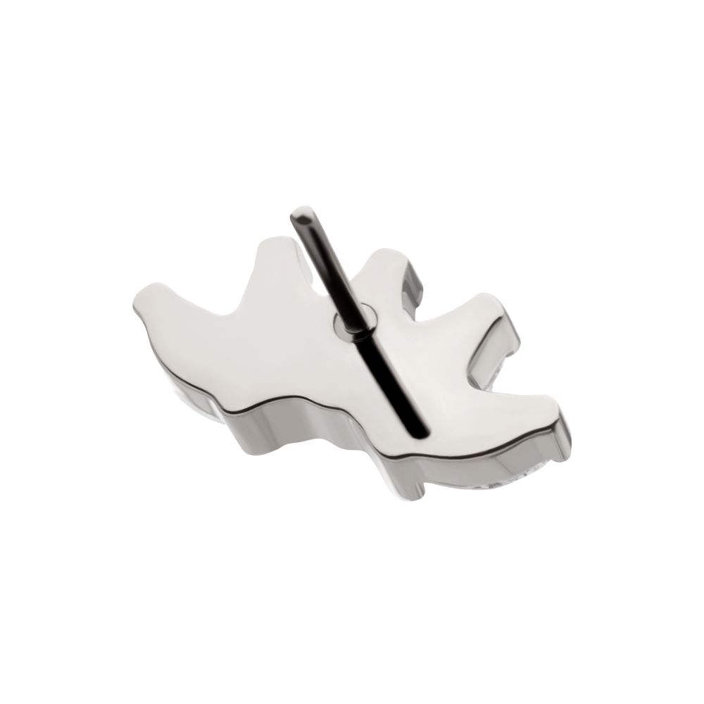 5-Marquise Gem Fan Cluster Threadless Earring / Nosering Top – Gem & Titanium