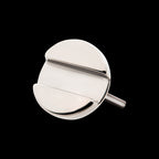 Slotted Screw Flatback Stud Earring / Nosering - Titanium