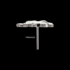 Horse Flatback Stud Earring / Nosering - Titanium