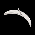 Multicolor CZ Curved Bar Flatback Stud Earring / Nosering - CZ in Titanium