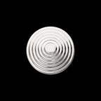 Tiered Dome Disk Flatback Stud Earring / Nosering - Titanium