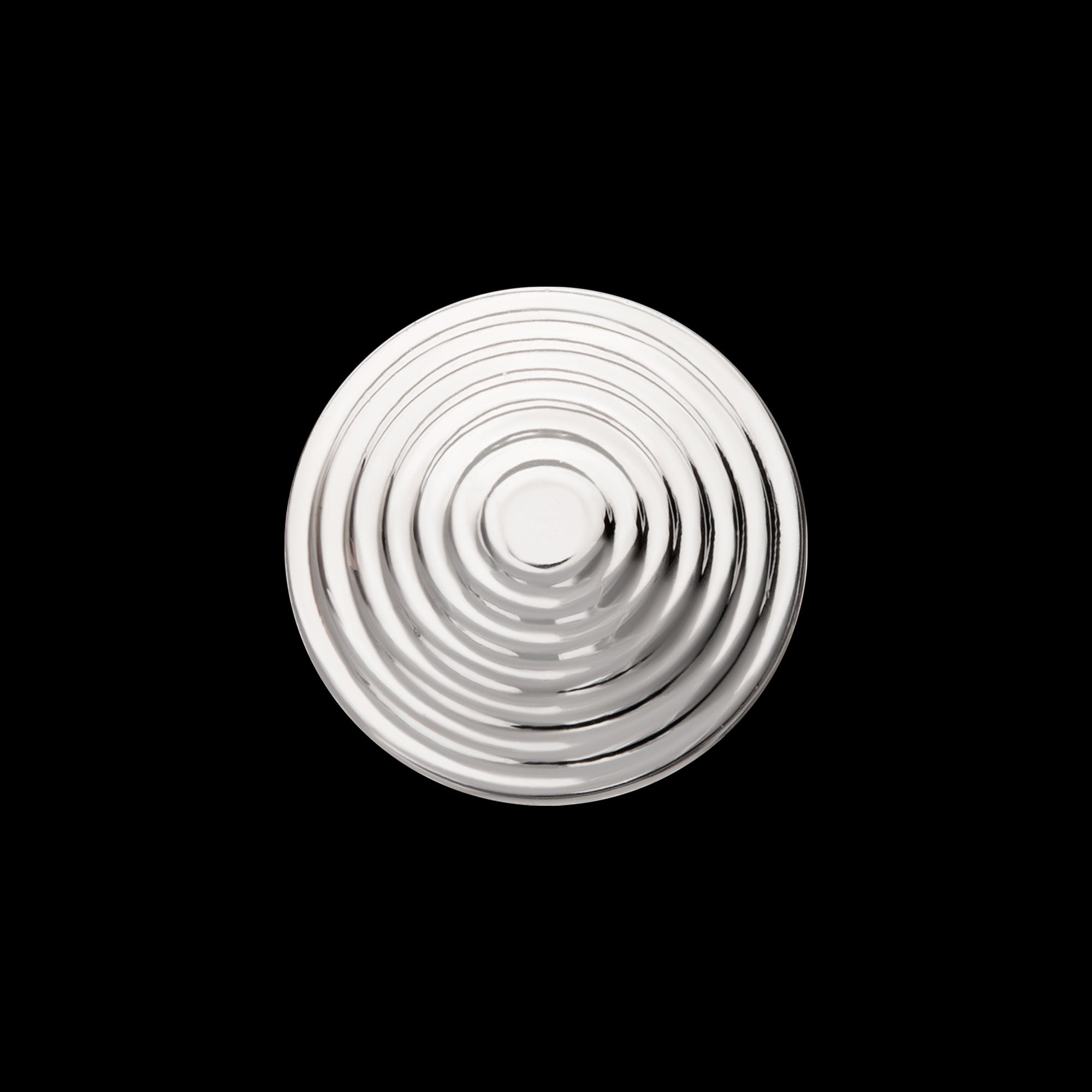 Tiered Dome Disk Flatback Stud Earring / Nosering - Titanium
