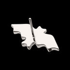 Flying Bat Flatback Stud Earring / Nosering - Titanium
